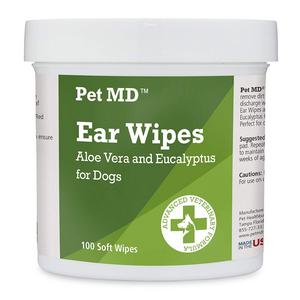 Aloe Vera And Eucalyptus Dog Ear Wipes By Pet MD